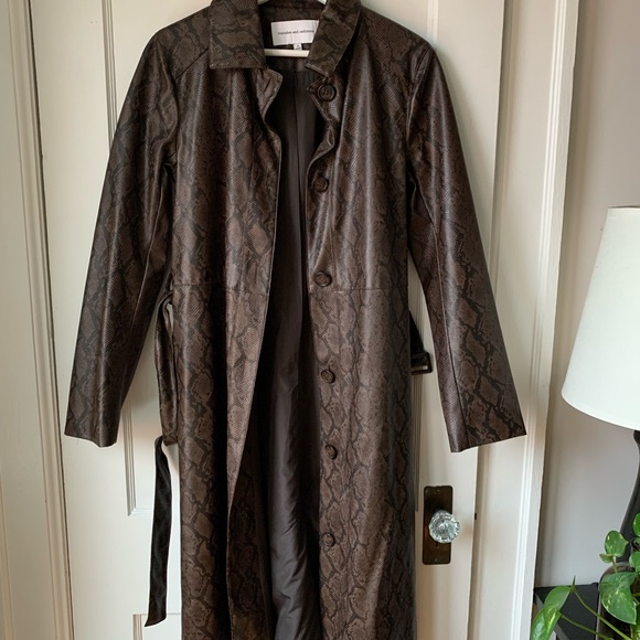Faux Snakeskin Trench - Picture 7 of 7